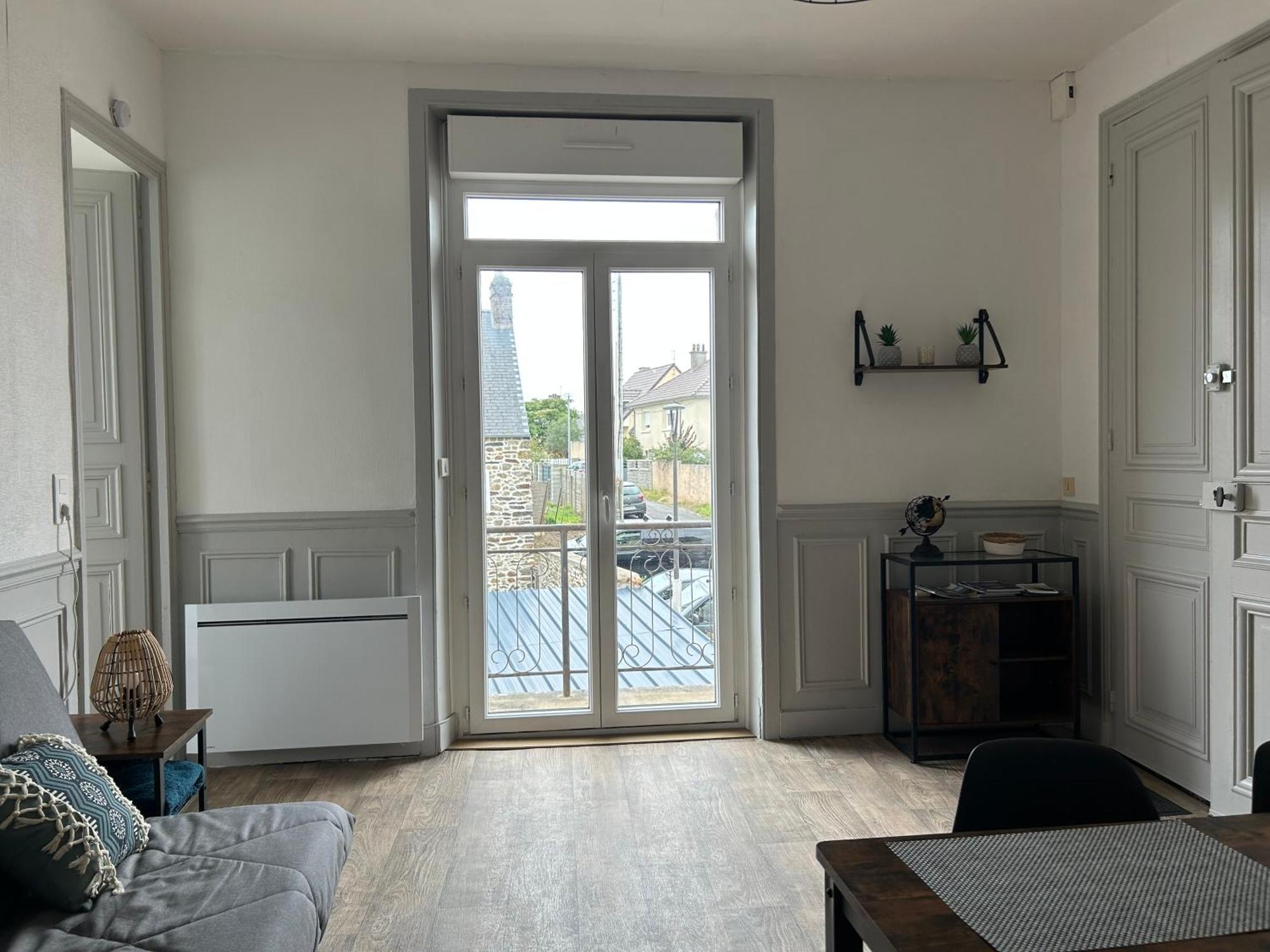 Appartement F1, Refait A Neuf, 150M De La Plage Donville-les-Bains Esterno foto